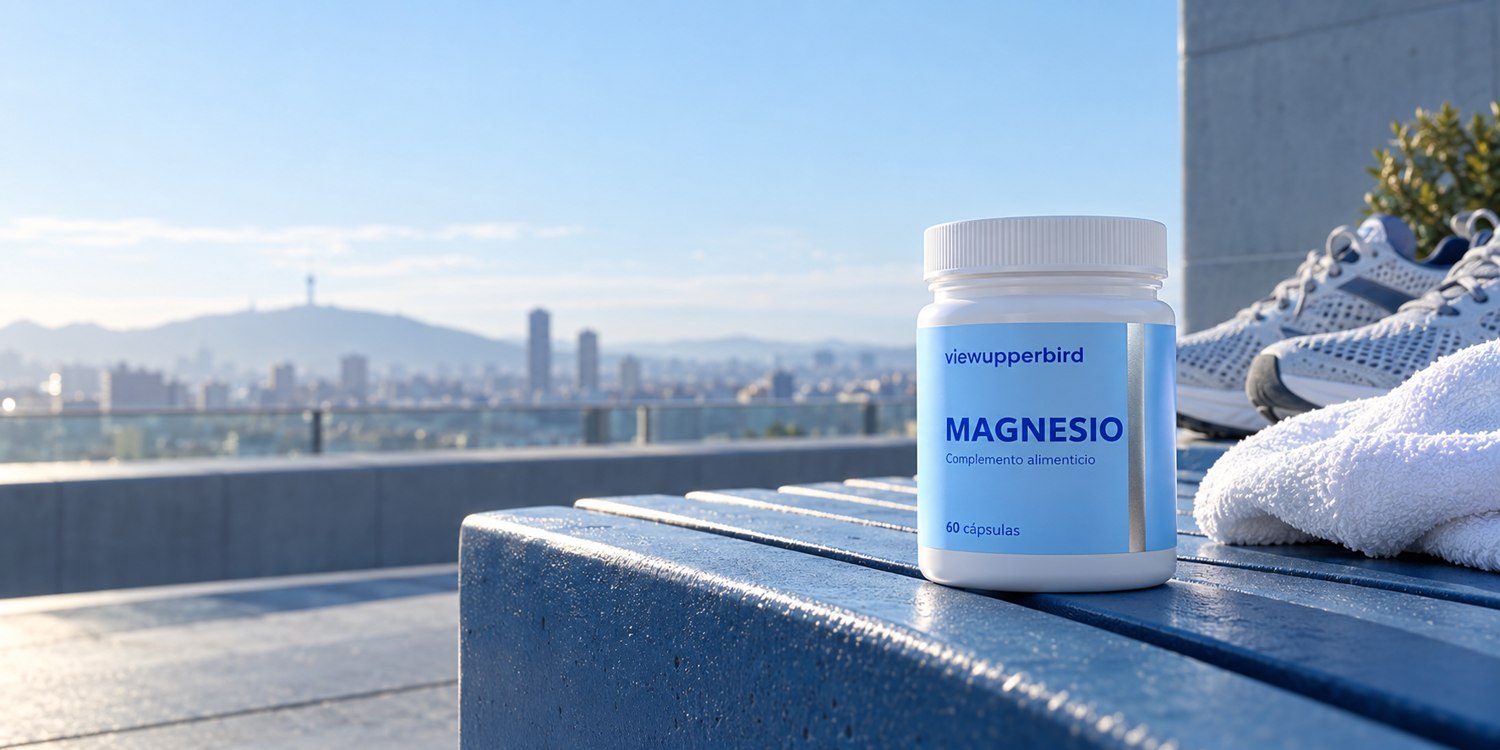 Magnesio viewupperbird en una composición de vida activa