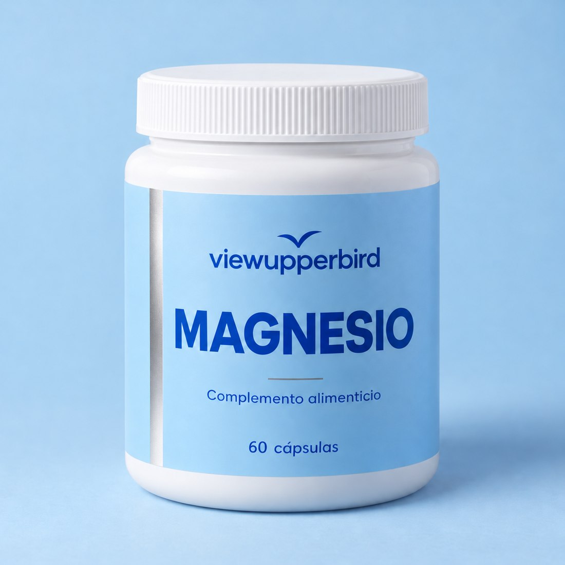 Bote de Magnesio, complemento alimenticio, 60 cápsulas